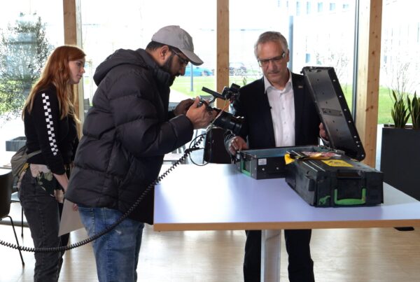 Hinter den Kulissen beim stern-TV-Dreh in Münster