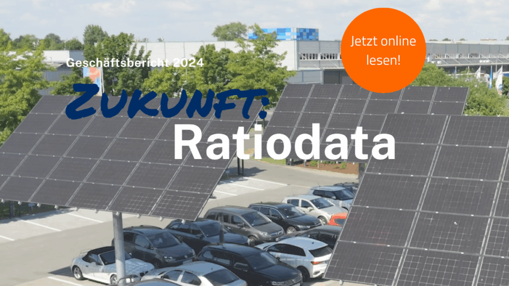 Solartracker mit Titel Geschäftsbericht 2024